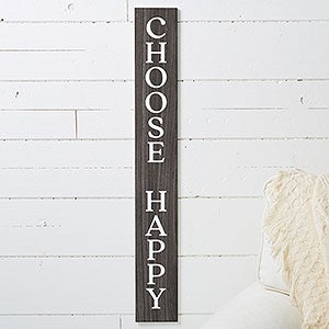 Personalized Rustic Vertical Wooden Sign