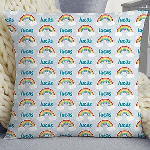 Rainbow Baby Personalized 18-inch Keepsake Pillow