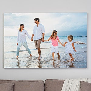 Vacation Photo Memories Canvas Print - 32x48