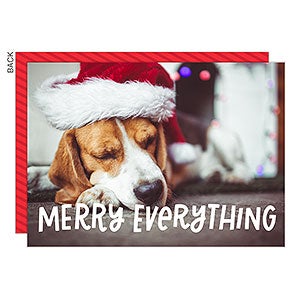 Merry Everything Christmas Card - Premium - Set Of 15