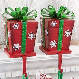 christmas present stocking holders