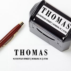 Bold Style Personalized Address Stamp