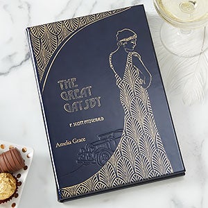 The Great Gatsby Personalized Leather Book