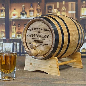 Personalized 2 Liter Whiskey Barrel