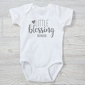 Little Blessing Personalized Baby Bodysuit - Infant 18 Months - Red