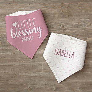 Little Blessing Personalized Bandana Bibs