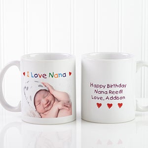 Personalized Photo Message Coffee Mug 11 oz.- White