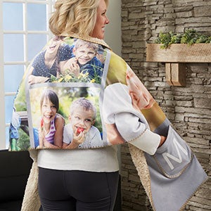 Photo Collage Personalized Cuddle Wrap