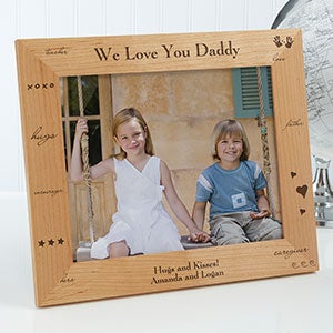 Personalized 8x10 Picture Frames for Dads   What You Mean To Me