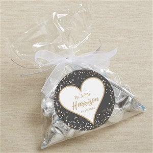 Sparkling Love Personalized Party Favor Stickers