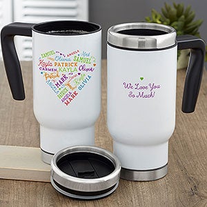 Close to Her Heart Personalized 14 oz Travel Mug