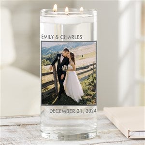 Picture Perfect Personalized Wedding Photo Vase