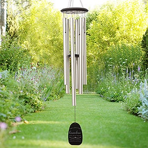 All Our Hearts Personalized Premium Wind Chimes for Grandma