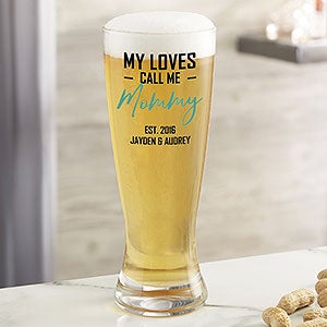 My Squad Calls Me Personalized Printed 20oz Pilsner Glass