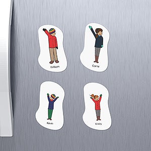 PhiloSophie's Winter Character Collection Personalized Magnets