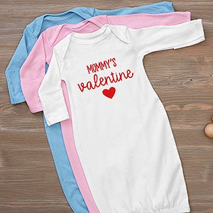 My Valentine Personalized Baby Gown