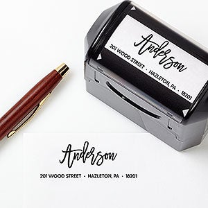 Script Name Personalized Address Stamp