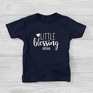 Little Blessing Personalized Toddler T-Shirt - Toddler 2T - White