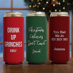 Let's Get Lit Personalized Slim Can Cooler