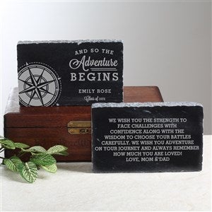 Graduation Compass Engraved Marble Graduation Keepsake