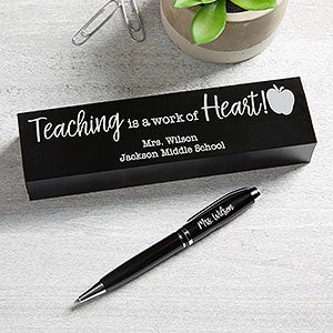 Inspiring Teacher Personalized Aluminum Pen Set