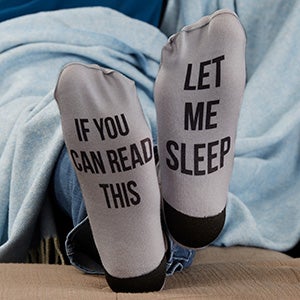 Men's Expressions Personalized Adult Socks