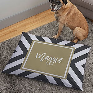 Pattern Play Personalized Dog Bed - 30x40