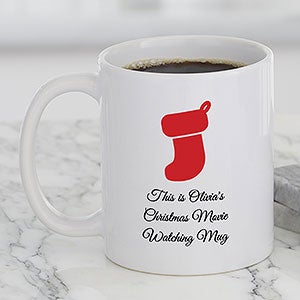 Christmas Icon Personalized Coffee Mug 11 oz White