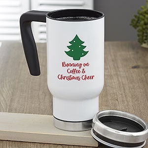 Christmas Icon Personalized 14 oz Commuter Travel Mug