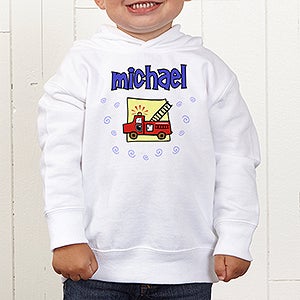 Personalized Hooded Sweatshirt for Toddlers   Hes All Boy