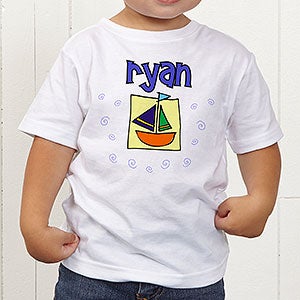 He's All Boy Personalized Toddler T-Shirt