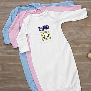 Personalized Baby Gown - He's All Boy