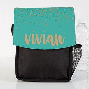 Sparkling Name Personalized Lunch Bag