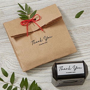 Personalized Self-Inking Thank You Stamp