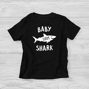 personalized baby shark shirts