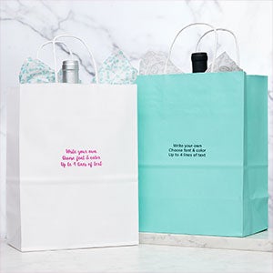 Write Your Own Personalized Gift Bags - Set Of 25