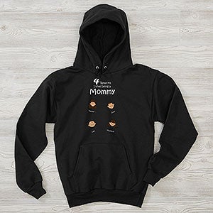 So Many Reasons Personalized Hanes Adult Hooded Sweatshirt - Adult Small - Black