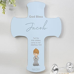 Precious Moments® His First Communion Personalized Cross - 8x12