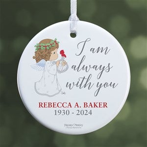 Precious Moments Memorial Personalized Ornament - 1 Sided Glossy