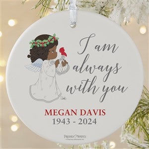 Precious Moments Memorial Personalized Ornament - 1 Sided Matte