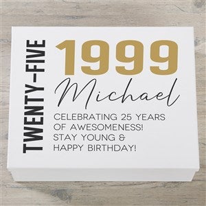 Timeless Birthday Personalized Gift Box - 12x15