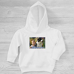 Photo Joy Personalized Toddler Hooded Sweatshirt - Toddler 5/6 - Royal Blue