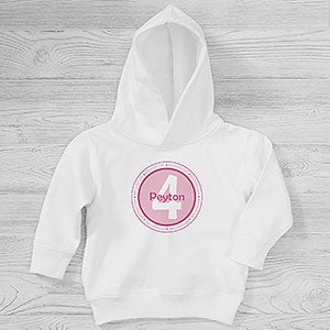 It's Your Birthday! Personalized Toddler Hooded Sweatshirt - Toddler 5/6 - Royal Blue