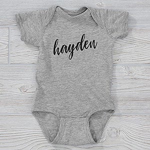 Just Being Me Personalized Baby Bodysuit - Infant 6 Months - White