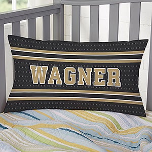 Sports Jersey Personalized Velvet Lumbar Throw Pillow