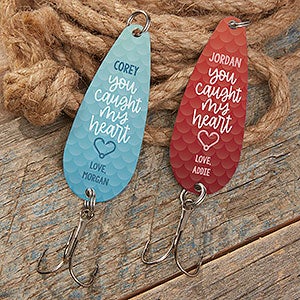 I'm Hooked On You Personalized Fishing Lure  Romantic gifts, Boyfriend  gifts, Romantic gifts for him