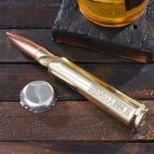 Personalized 50 Caliber BMG Bullet Bottle Opener