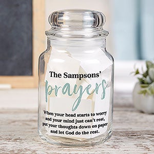 TOP SHELF Prayer Wish Jar ; Personalized Religious Gift for Him & Her; –  Second Chance Thrift Store - Bridge