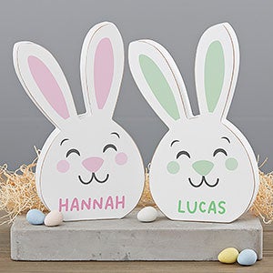 Easter Bunny Personalized Wooden Easter Decoration