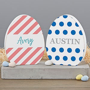 Create Your Own Egg Personalized Wooden Easter Egg Decoration